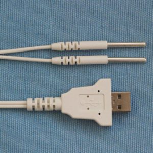 Micropulsing Cord with Silver Probes—USB Plug—Short